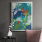 Tropical Graphics I - Modern Framed Canvas Print