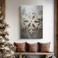 Soft Linen Icicles Whisper - Canvas Art Print