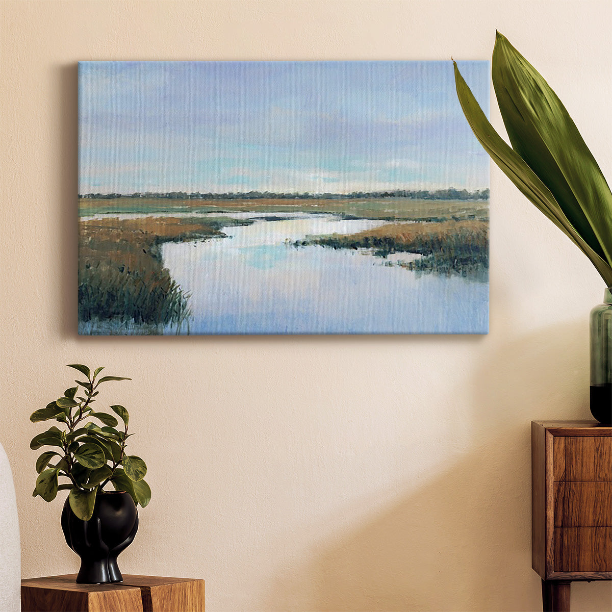 Coastal Plains I Premium Gallery Wrapped Canvas - Ready to Hang