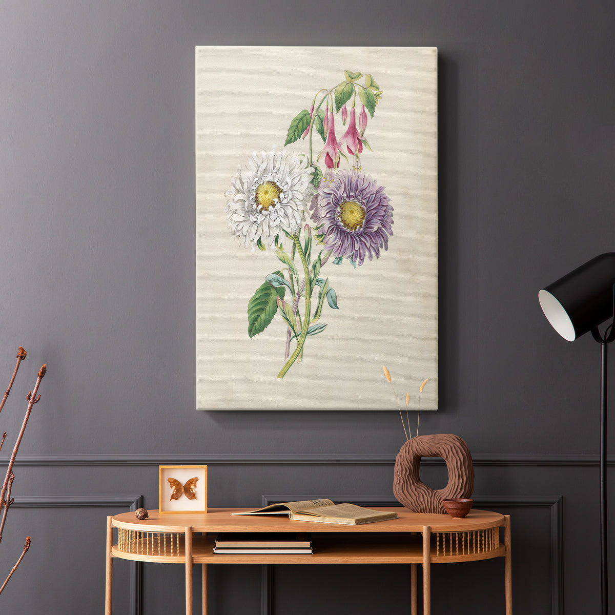 Antique Garden Bouquet III - Canvas Art Print