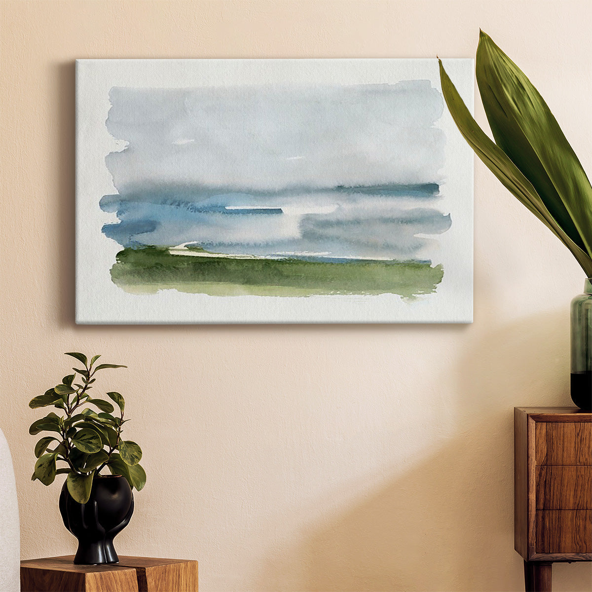 Coastline Splash II Premium Gallery Wrapped Canvas - Ready to Hang