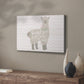 Floral Llama - Canvas Art Print