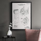 Toilet Paper Patent III - Modern Framed Canvas Print