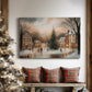 Warm Lantern Eve Green - Canvas Art Print