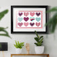 Sweet Valentine Collection A - Modern Framed Art Print