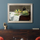 Still Life with Melon and Peaches - Ornate Framed Canvas Print