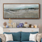Distant Foothills - Floater Framed Canvas Print