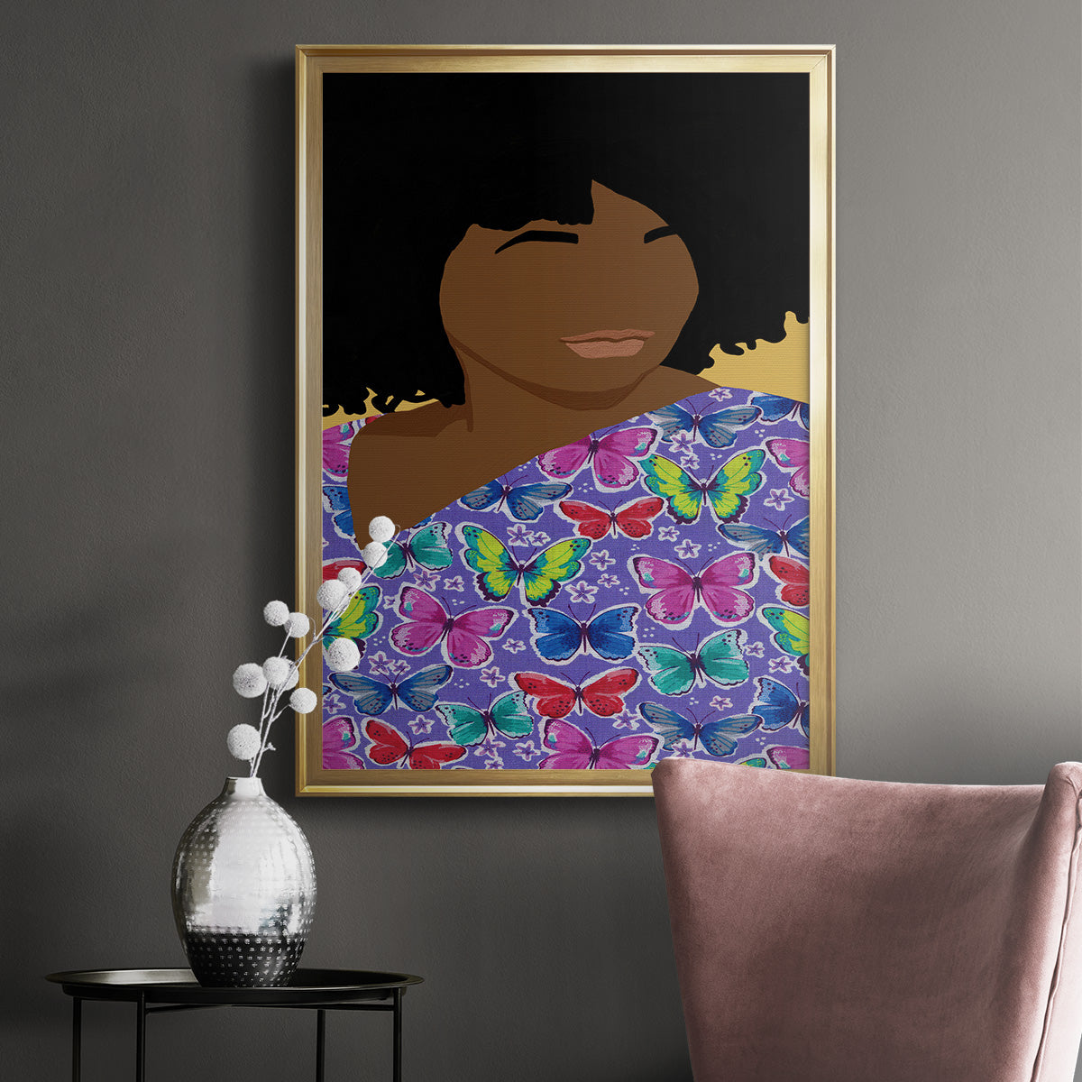 Care Giver II - Modern Framed Canvas Print