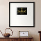 Golden Chandelier Premium Framed Print Double Matboard