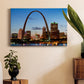 St. Louis downtown with Gateway Arch Premium Gallery Wrapped Canvas - Ready to Hang