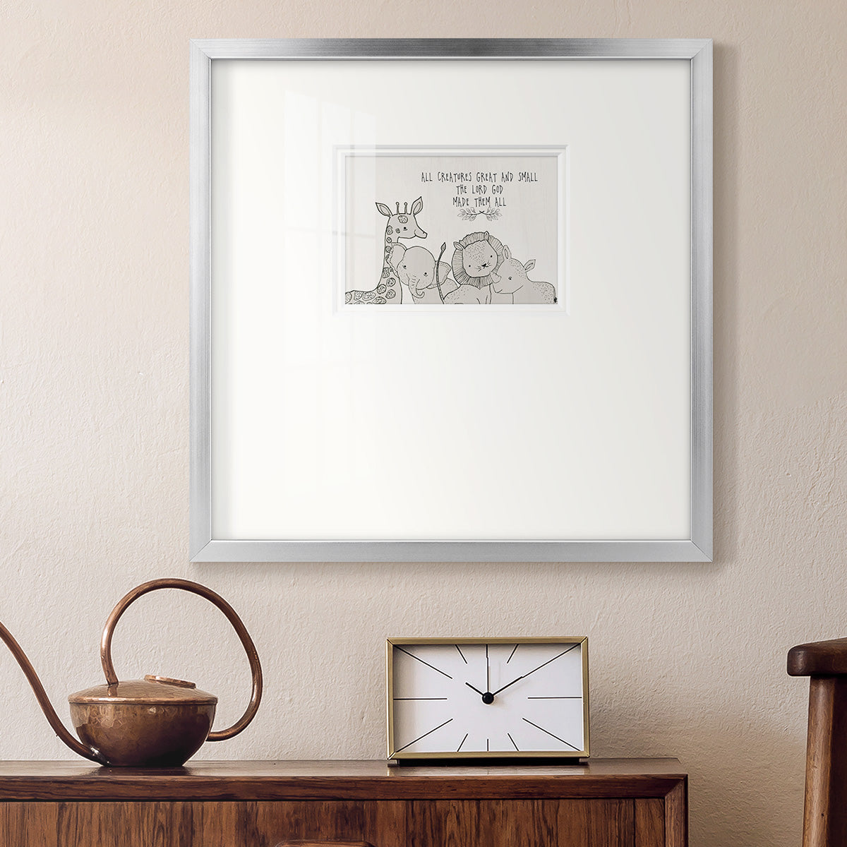 All Creatures Premium Framed Print Double Matboard