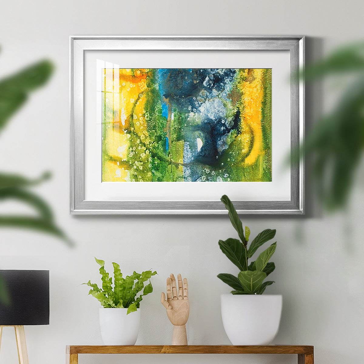 Aquatic Energy III - Modern Framed Art Print