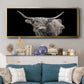 It's a Mooood I - Floater Framed Canvas Print