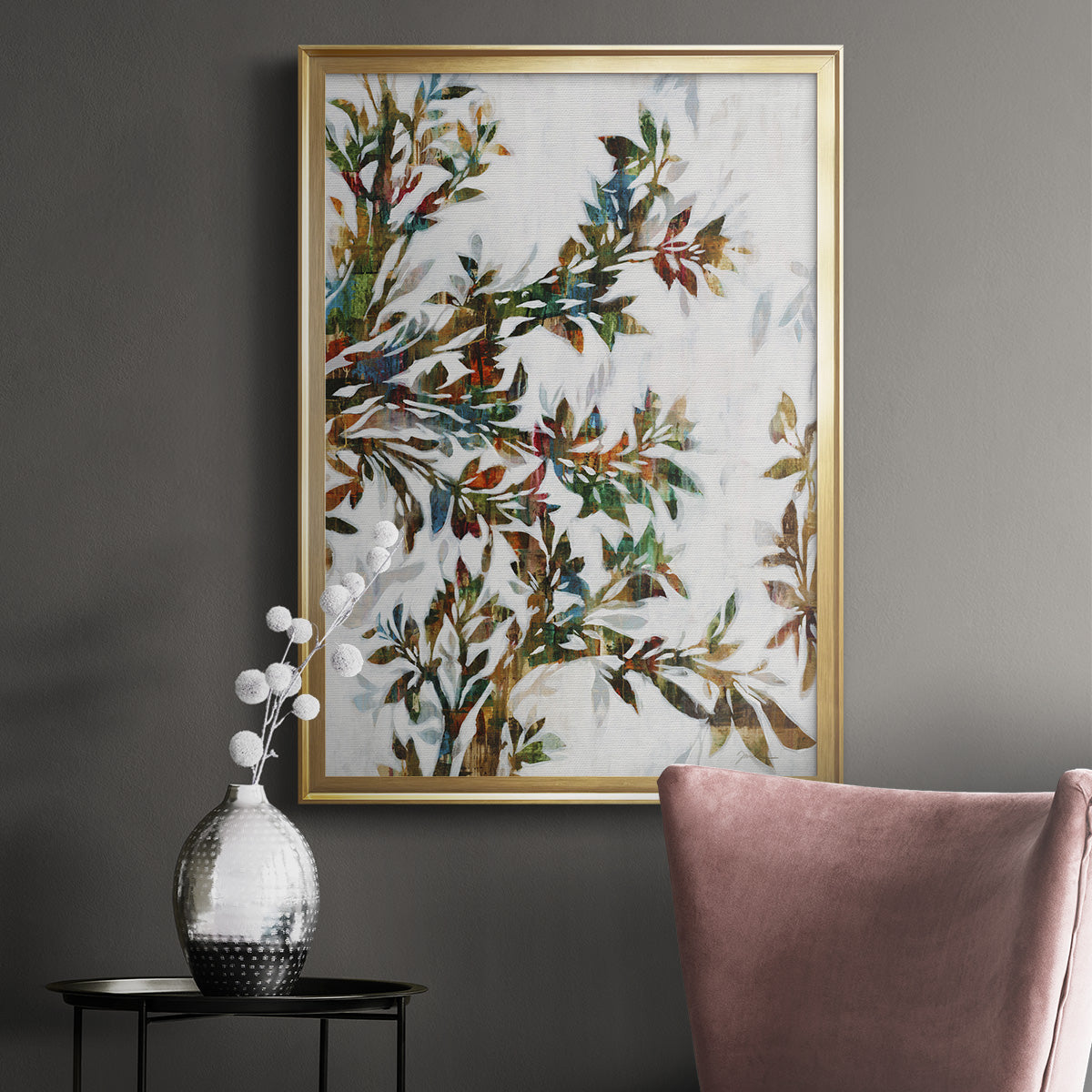 Tree of Life II - Modern Framed Canvas Print