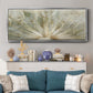 Macro Dandelion IV - Floater Framed Canvas Print