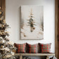 Frostlit Snow at Dusk - Canvas Art Print