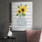 Sunflower Perfume II - Modern Framed Canvas Print