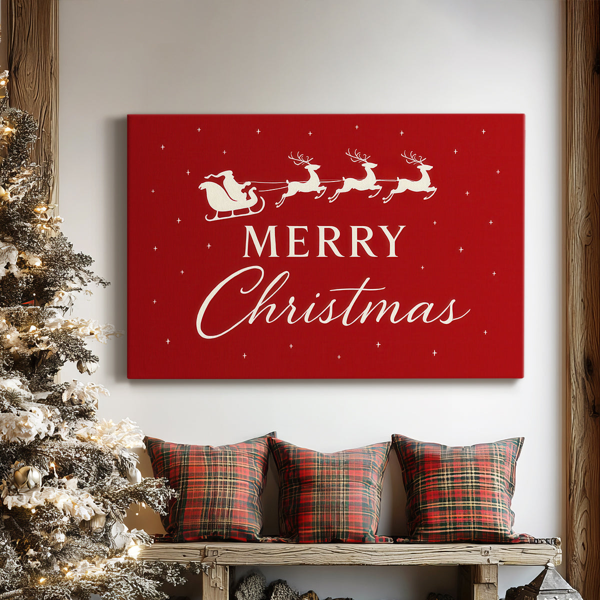 Fireside Carols Carol - Canvas Art Print