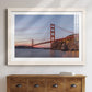 Golden Gate Span - Barnwood Framed Art Print