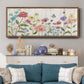 Wildflower Flutter On - Floater Framed Canvas Print