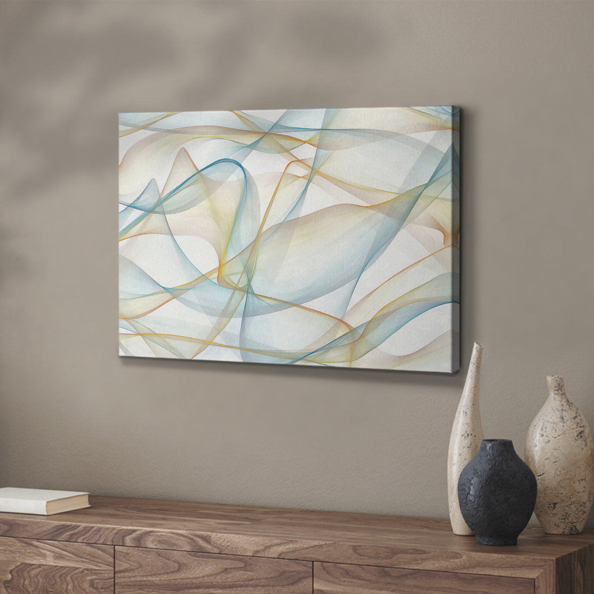 Curves and Waves V - Canvas Art Print