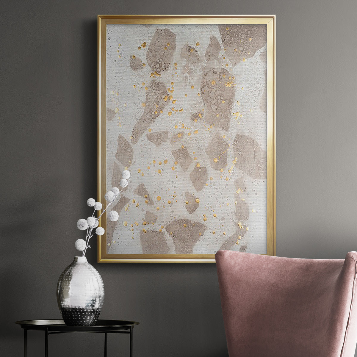 Chordata II - Modern Framed Canvas Print