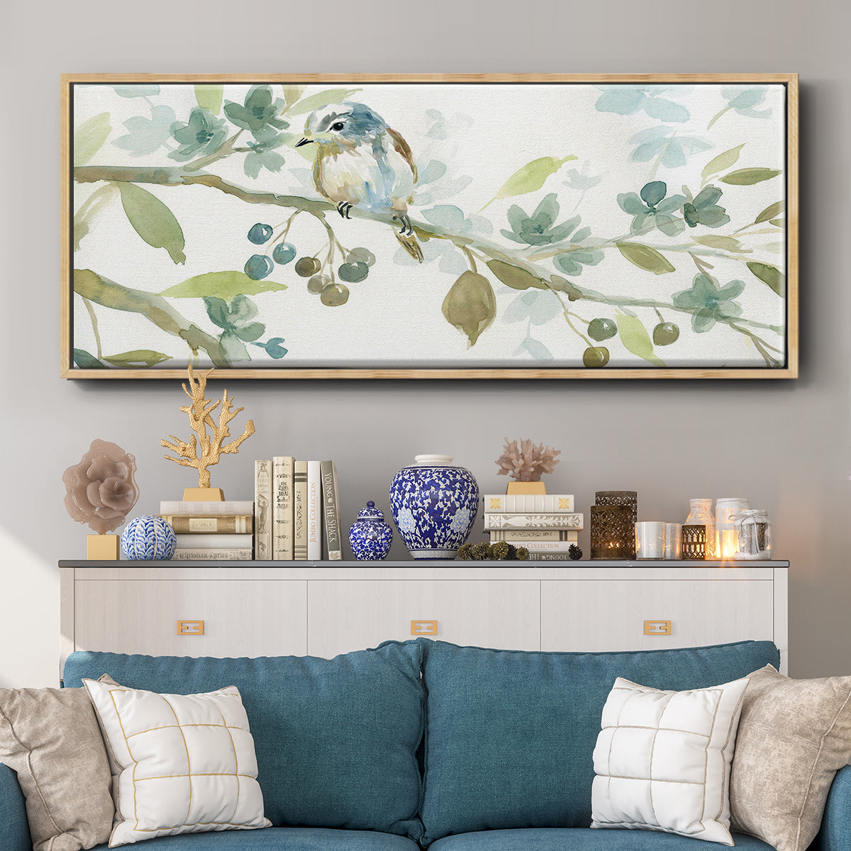 Beginning of Spring II - Floater Framed Canvas Print