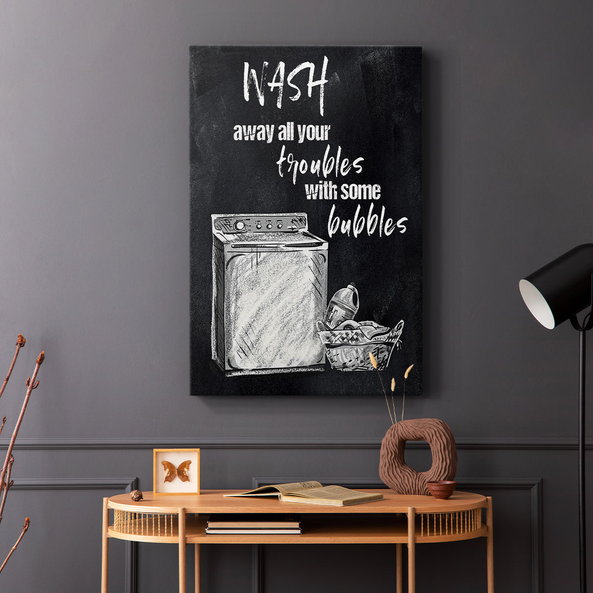 Wash Away Your Troubles - Canvas Art Print
