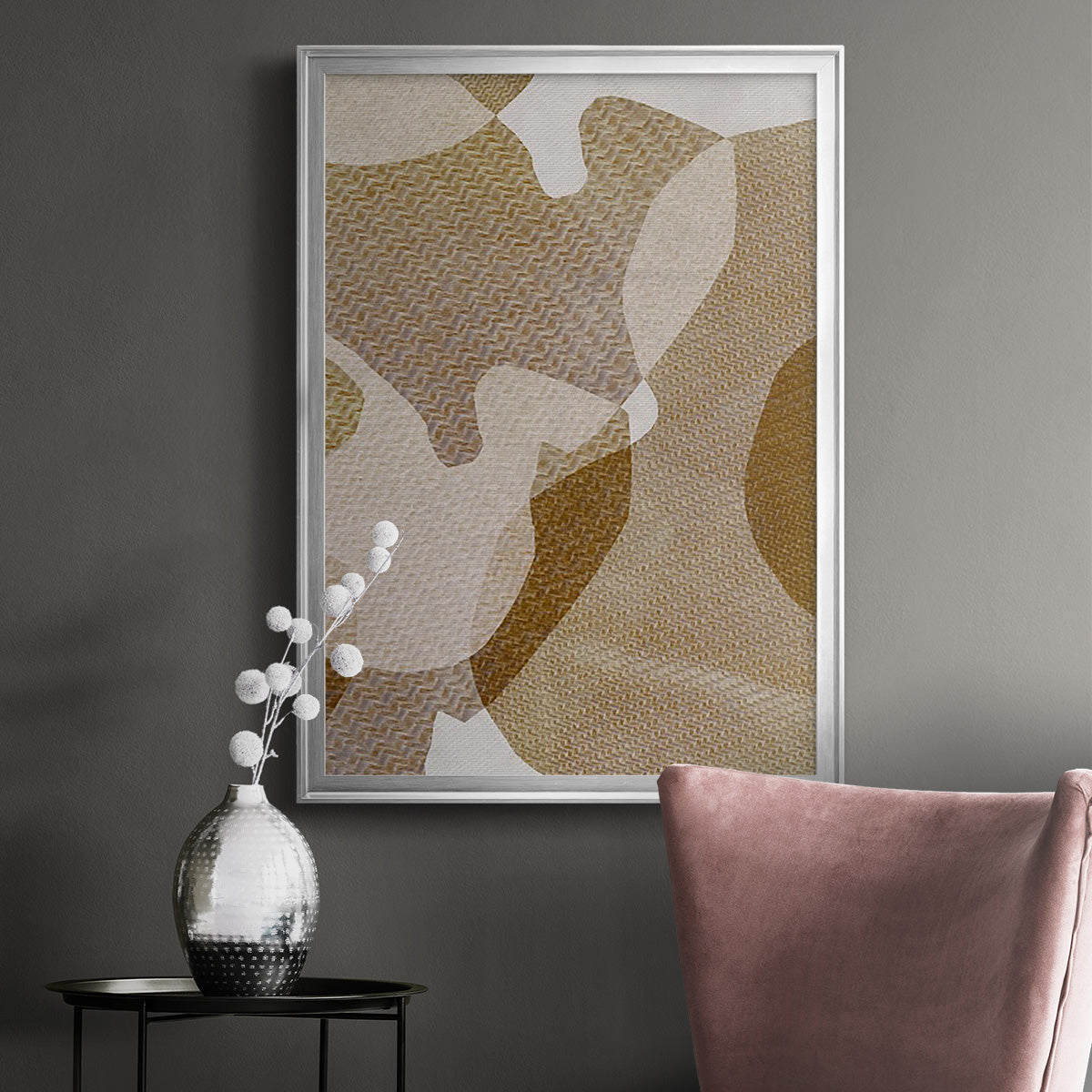 Texture Desert II - Modern Framed Canvas Print