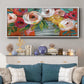 Color Burst I - Floater Framed Canvas Print