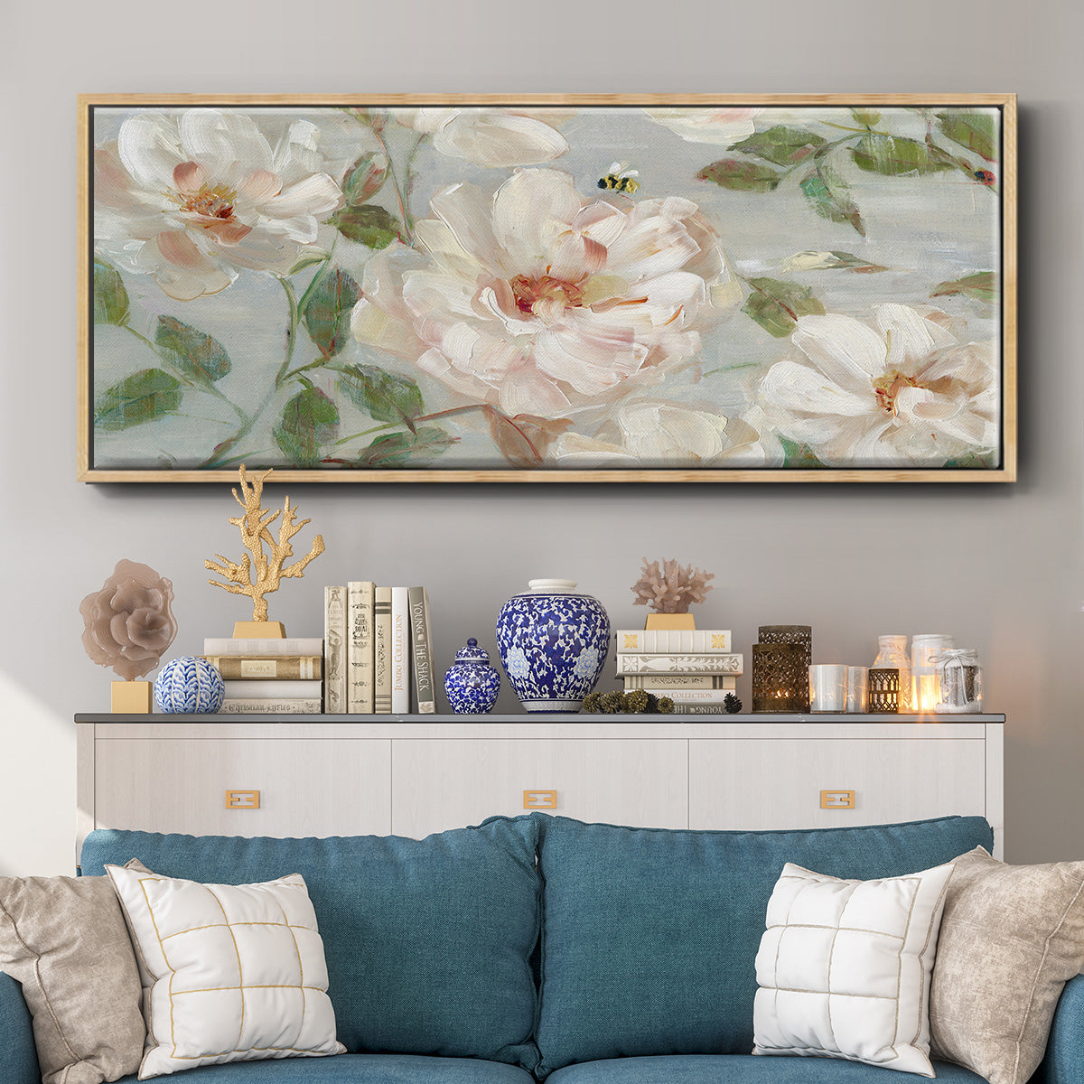 Summer Serenade - Floater Framed Canvas Print