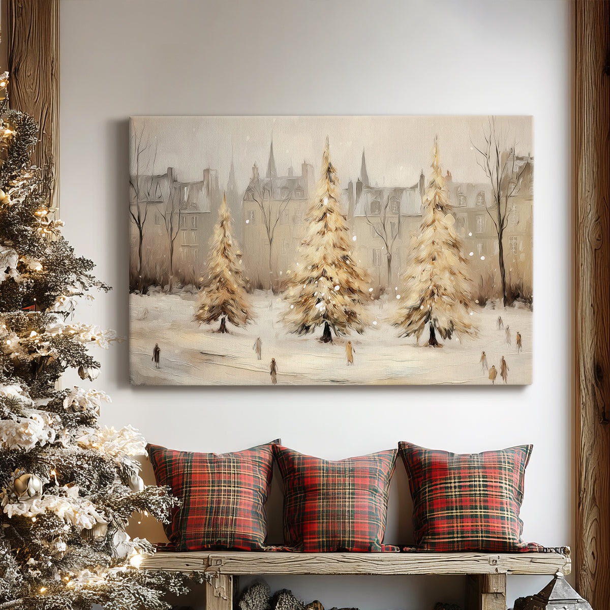 Midnight of Golden Dusk - Canvas Art Print