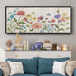 Wildflower Flutter On - Floater Framed Canvas Print