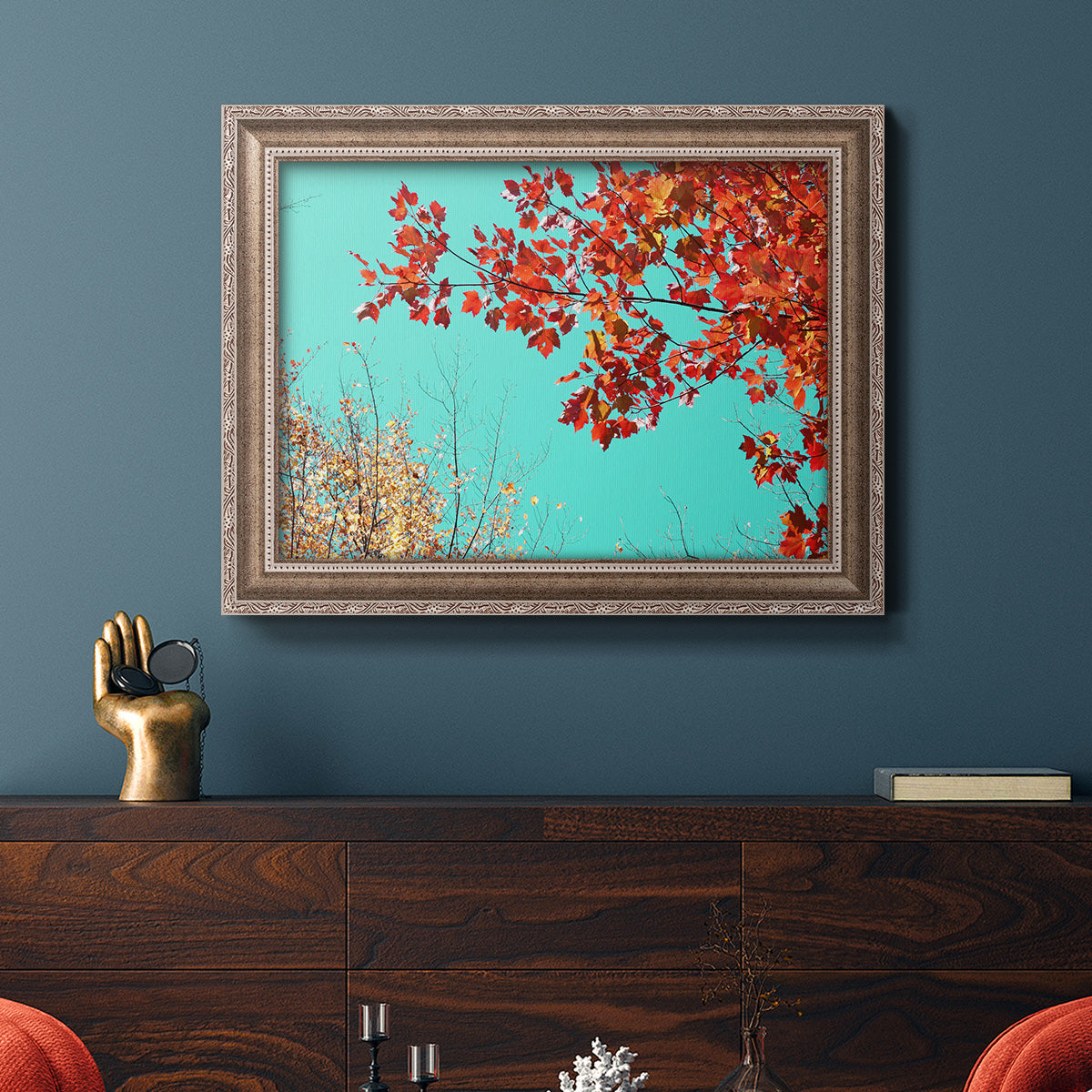 Autumn Tapestry I - Ornate Framed Canvas Print