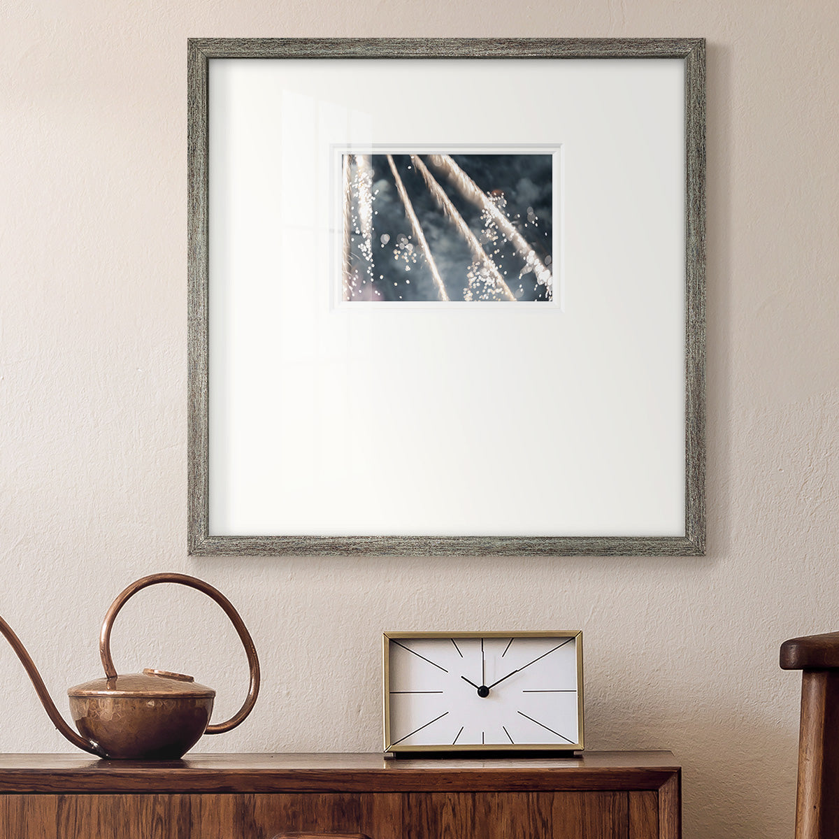 Celestial Glimmer - Double Matboard Framed Print