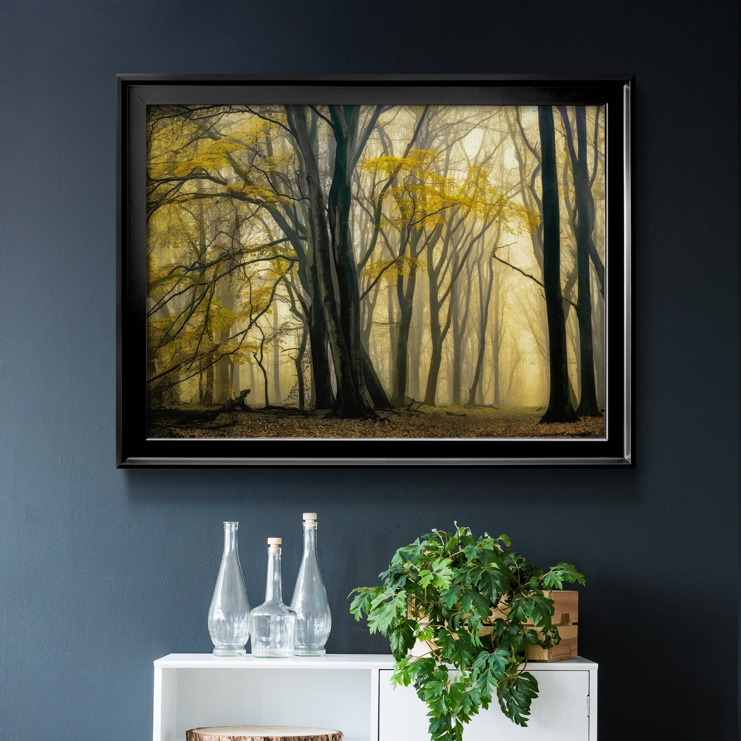 In Love with Golden Fall Premium Classic Framed Canvas - Ready to Hang