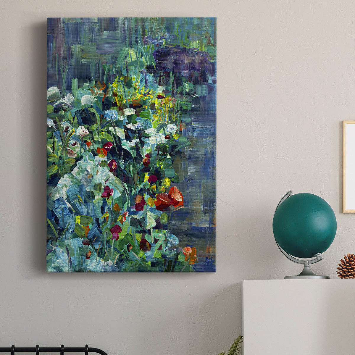 Lots of Love in the Garden Premium Gallery Wrapped Canvas - Ready to Hang