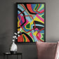 Bold Shape Shift II - Modern Framed Canvas Print