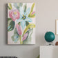 Floral Breeze Fresco  I - Canvas Art Print