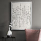 Vertical Arrangement II - Modern Framed Canvas Print