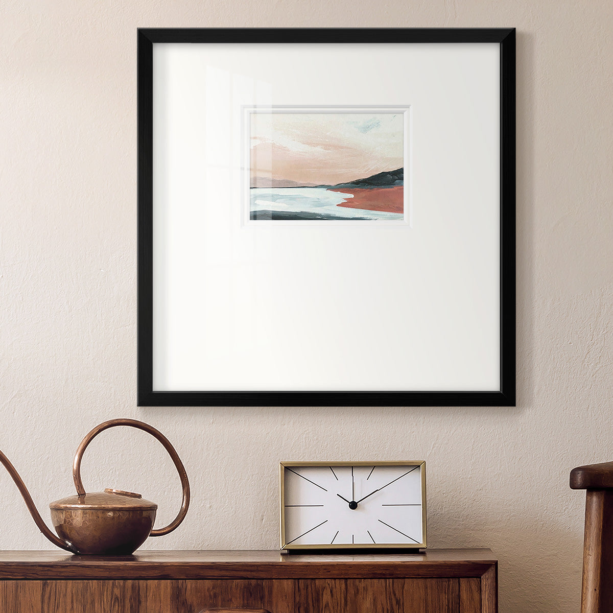 Paynes Coast II Premium Framed Print Double Matboard