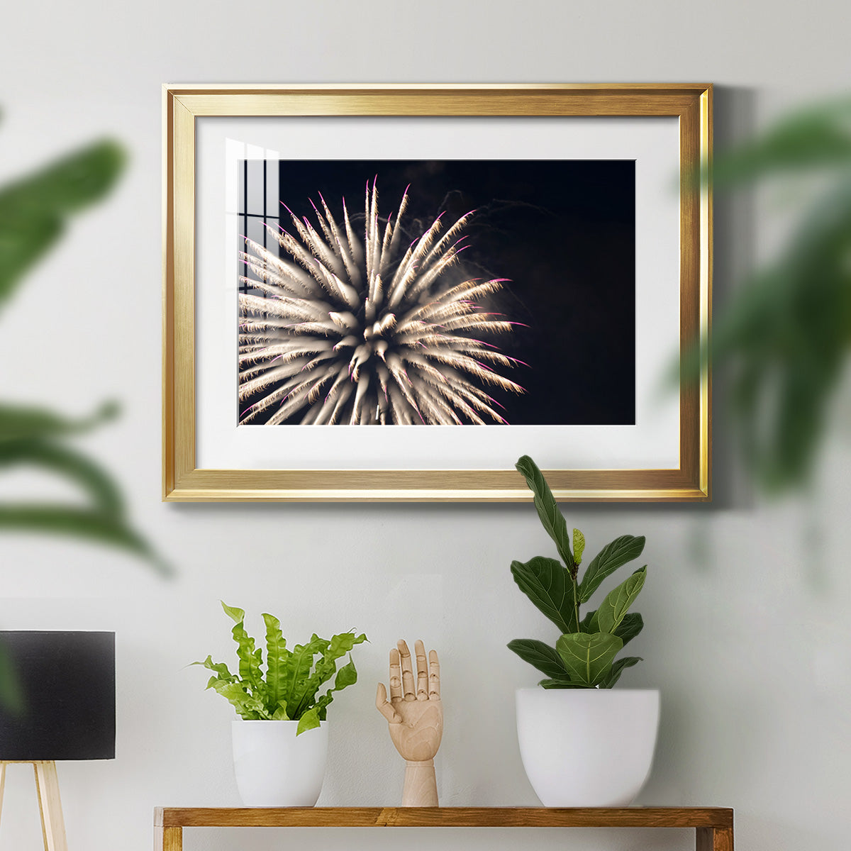 Sky Bloom - Modern Framed Art Print