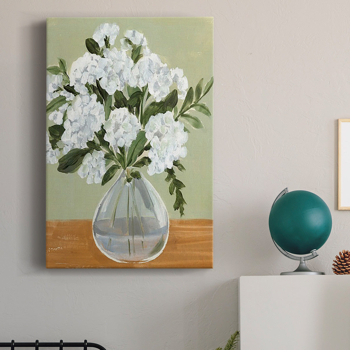 Vased Viburnum I Premium Gallery Wrapped Canvas - Ready to Hang