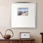 Santorini View Premium Framed Print Double Matboard