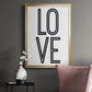 Bold Love II - Modern Framed Canvas Print