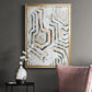 Sand Glyphs I - Modern Framed Canvas Print