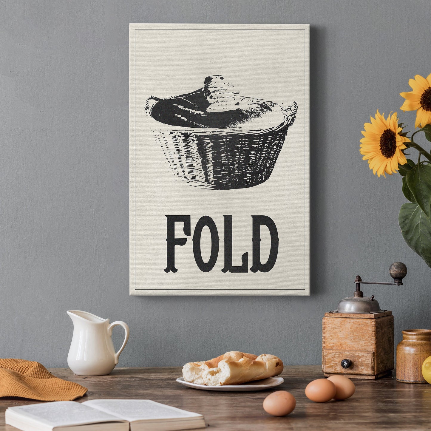 Vintage Laundry IV - Canvas Art Print