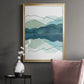 Icicle Range II - Modern Framed Canvas Print