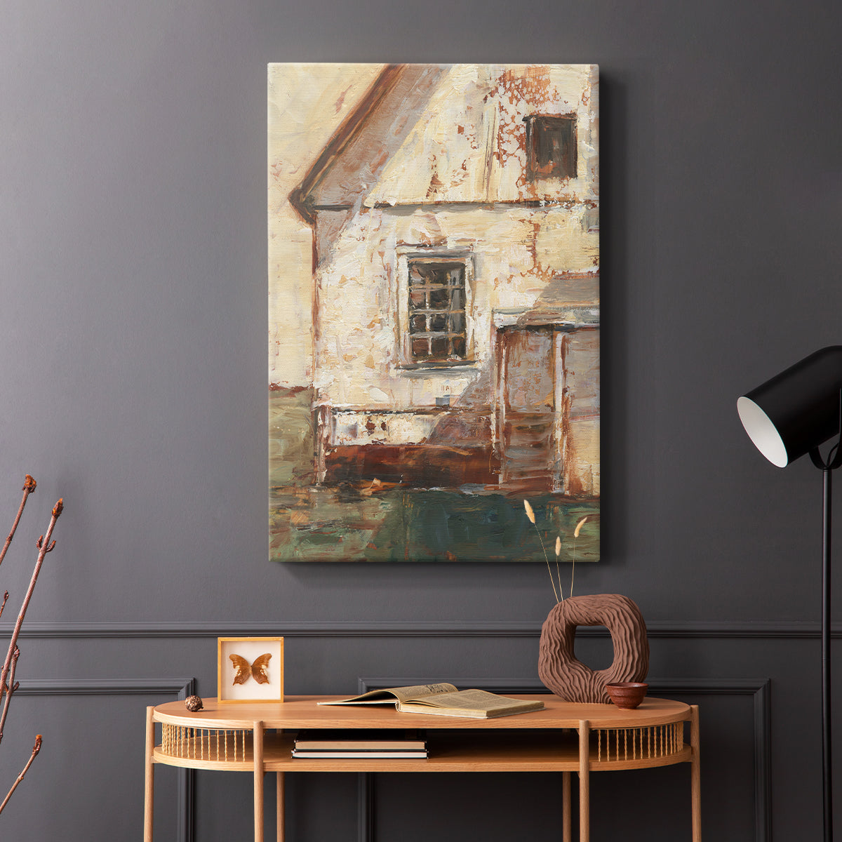 Sunlit Barn II - Canvas Art Print