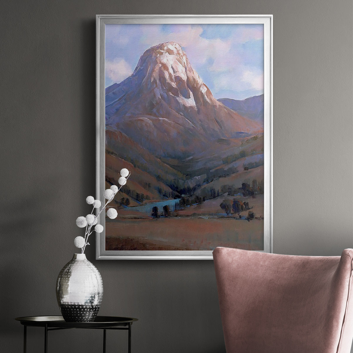 Epic I - Modern Framed Canvas Print